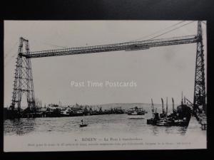 France: ROUEN Le Pont a Transbordeur 67 metres de haut c1916 by E.L. Deley