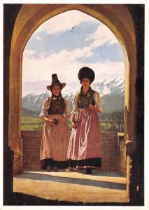 B94895 oberinntal  tiroler landestrachten  types costumes folklore austria