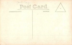 Ventriloquist with Monkey Puppet Real Photo Vintage Postcard AA34494