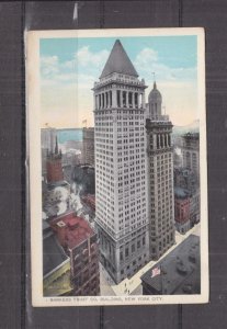 NEW YORK, BANKERS TRUST Co, BUILDING, c1910 ppc., unused.