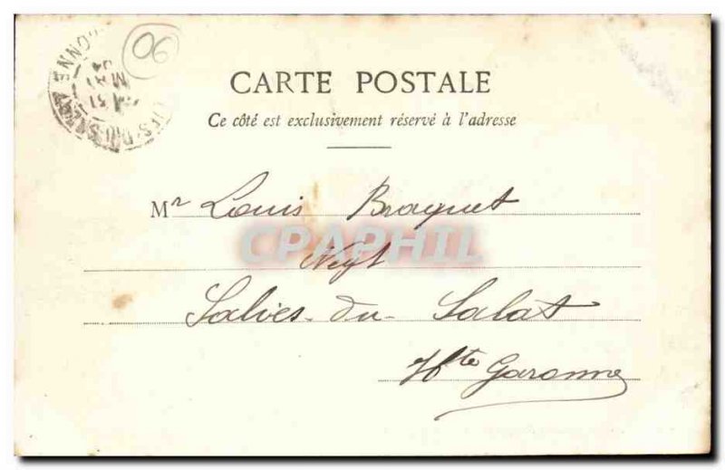 Nice - English -and Circle Hotel Mediterranee - Old Postcard