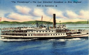 The Ticonderoga Sidewheel Steamboat
