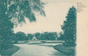 Albany NY, New York - King's Fountain in Washington Park - pm 1907 - DB