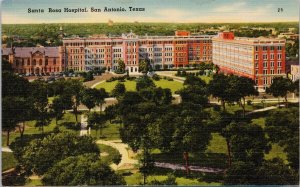 Santa Rosa Hospital San Antonio Texas TX Unused Postcard H29