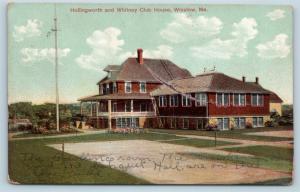 Postcard ME Winslow Hollingworth and Whitney Club House 1908 View G25