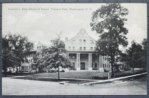 Vintage Postcard 1950 Bliss Electrical School Dorm Takoma Park MD-Washington DC