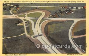 Interchange, Pennsylvania Turnpike Irwin, PA, USA 1947 