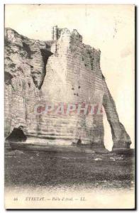 Etretat Postcard Old Porte d & # 39aval