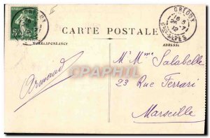 Old Postcard Greoux les Bains Interior of the castle Templars