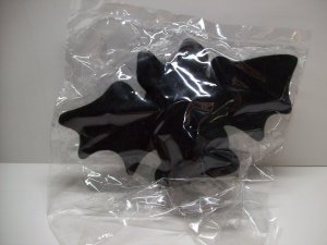 Vintage Halloween Vampire Bat Toy Green Eyed Fangs Original NOS 1960s Hong Kong