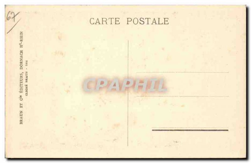 Old Postcard Obernai old ramparts