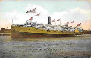 Steamer City of Buffalo 1910c postcard