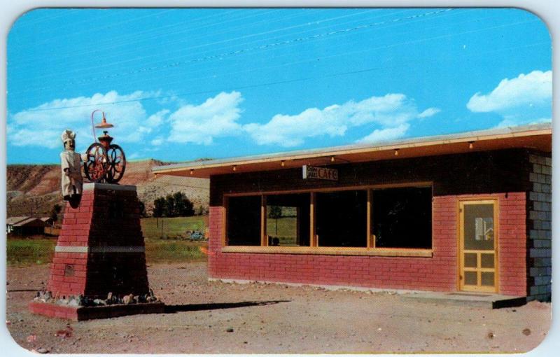 DUBOIS, Wyoming  WY   Roadside  COFFEE MILL CAFE   ca 1960s    Postcard