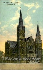 St Mary's R.C. Church - Cortland, New York NY  