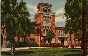 Florida Sarasota Ringling Residence Curteich