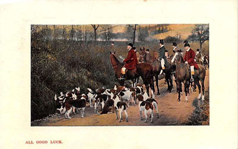 Closeout Hunting with Dog 1910 