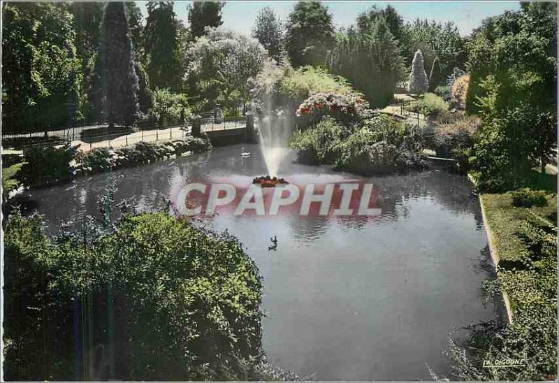 Modern Postcard Vichy Cygnes Basin in major parks