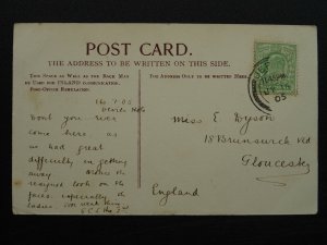 Channel Island JERSEY The Devil's Hole c1905 Postcard by JWS 419