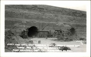 Pickstown South Dakota SD Ft. Randall Dam Real Photo Postcard #3