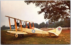 Flying Circus Aerodrome Bealeton, Virginia Airplane Aircraft Flown Postcard
