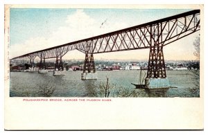 1905 Poughkeepsie Bridge, Across the Hudson River, Boat, NY Postcards