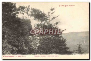 Old Postcard Saint Die Roche d & # 39Anozel