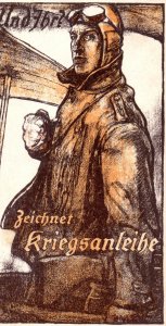 WWI German Pilot Postcard