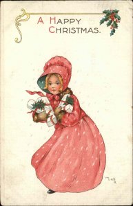 Christmas Children Gifts c1910s Postcard