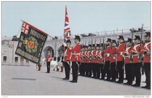 Regimental Colors , Fort Henry , KINGSTON , Ontario , Canada , 50-60s