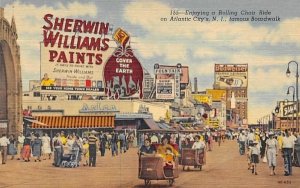 Enjoying a Rolling Chair Ride in Atlantic City, New Jersey