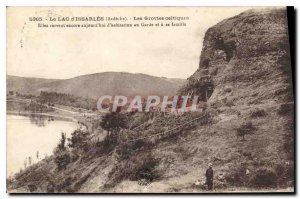 Old Postcard Cave Caves Lake Issarles Celtic caves