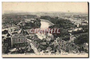 Old Postcard Meaux view on the Marne Taking the Cathedral