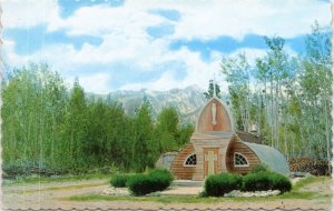 Postcard AK - Our Lady of the Way Quonset Hut Church at Haines Junction