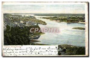 Old Postcard Ottawa River Scene