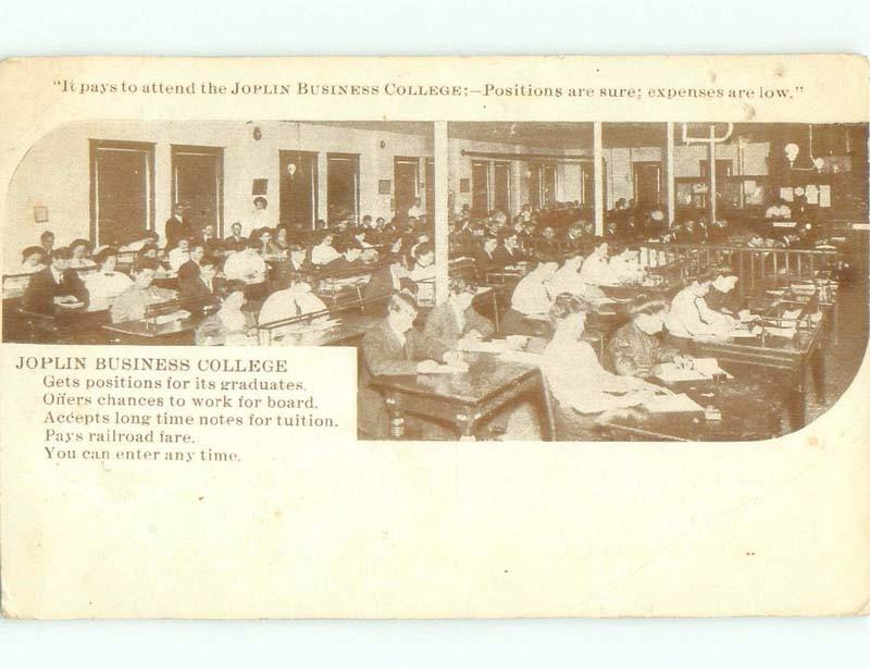 1910 suffrage WOMEN SHOWN AT JOPLIN BUSINESS COLLEGE Joplin Missouri MO E2014