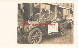 IA, Ames, Iowa, RPPC, Early Auto Advertising the Central Iowa 1912 Fair, Photo