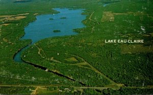 Wisconsin Lake Eau Claire Aerial View