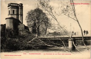 CPA Maubourguet - Le Clocher et le Pont sur L'Adour (110548)