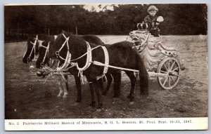 K31/ St Paul Minnesota Postcard c1910 Patriarchs Militant Mascot S.G.L. 350