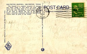 TX - Galveston. Seawall