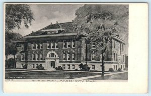 MASON CITY, Iowa IA ~ HIGH SCHOOL Cerro Gordo County ca 1900s UDB  Postcard