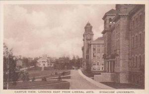 New York Syracuse Campus View Looking East From Liberal Arts Syracuse Univers...