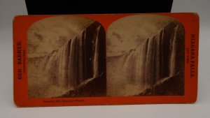 C1880 NIAGARA FALLS HORSESHOE FALLS-MOONLIGHT-NIAGARA STEREOVIEW GEO. BARKERA2