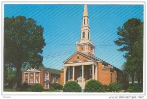 One Of The CIty's Many Beautiful Churches, Whiteville, North Carolina, 40-60s