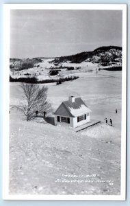 RPPC Marquis Run St. Sauveur Des Monts QUEBEC Canada Postcard