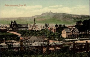 Newtonards Ireland View from the East c1910 Vintage Postcard