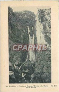 Old Postcard Dauphine drive from Bourg d'Oisans has Grance the jump of the Maid