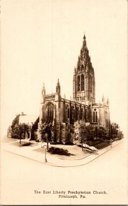 East Liberty Presbyterian Church, Pittsburgh PA Postcard P62