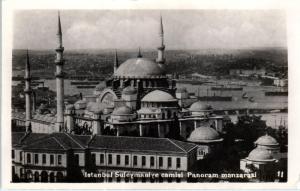 RPPC  ISTANBUL,Turkey    SULEYMANIYE  MOSQUE    c1930s     Postcard