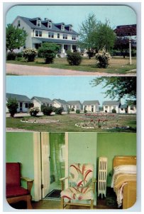 Beltsville Maryland MD Postcard Washington Tourist Court Cottages c1960 Vintage